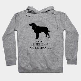 American Water Spaniel Black Silhouette Hoodie